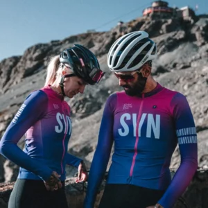 Spring Summer AERO Long sleeved cycling Jersey with good elasticity quick drying Anti-UV MTB Bicycle Clothing