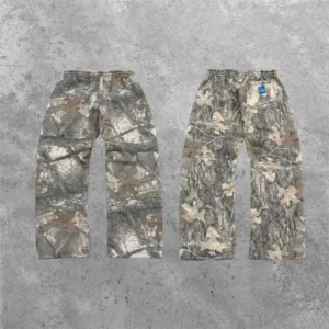 Alternative view of Y2K Streetwear Men Camouflage Pattern Print High Street Hip Hop Sweatpants Women Oversized Unisex Casual Camo Baggy Pants Gothic
