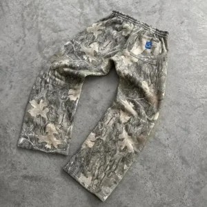 Y2K Streetwear Men Camouflage Pattern Print High Street Hip Hop Sweatpants Women Oversized Unisex Casual Camo Baggy Pants Gothic