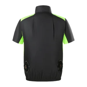 Alternative view of Summer Air conditioning suit Fabric Fan clothing cooling jackets Short Sleeved Top Men's Workwear Coat Fashionable Jacket